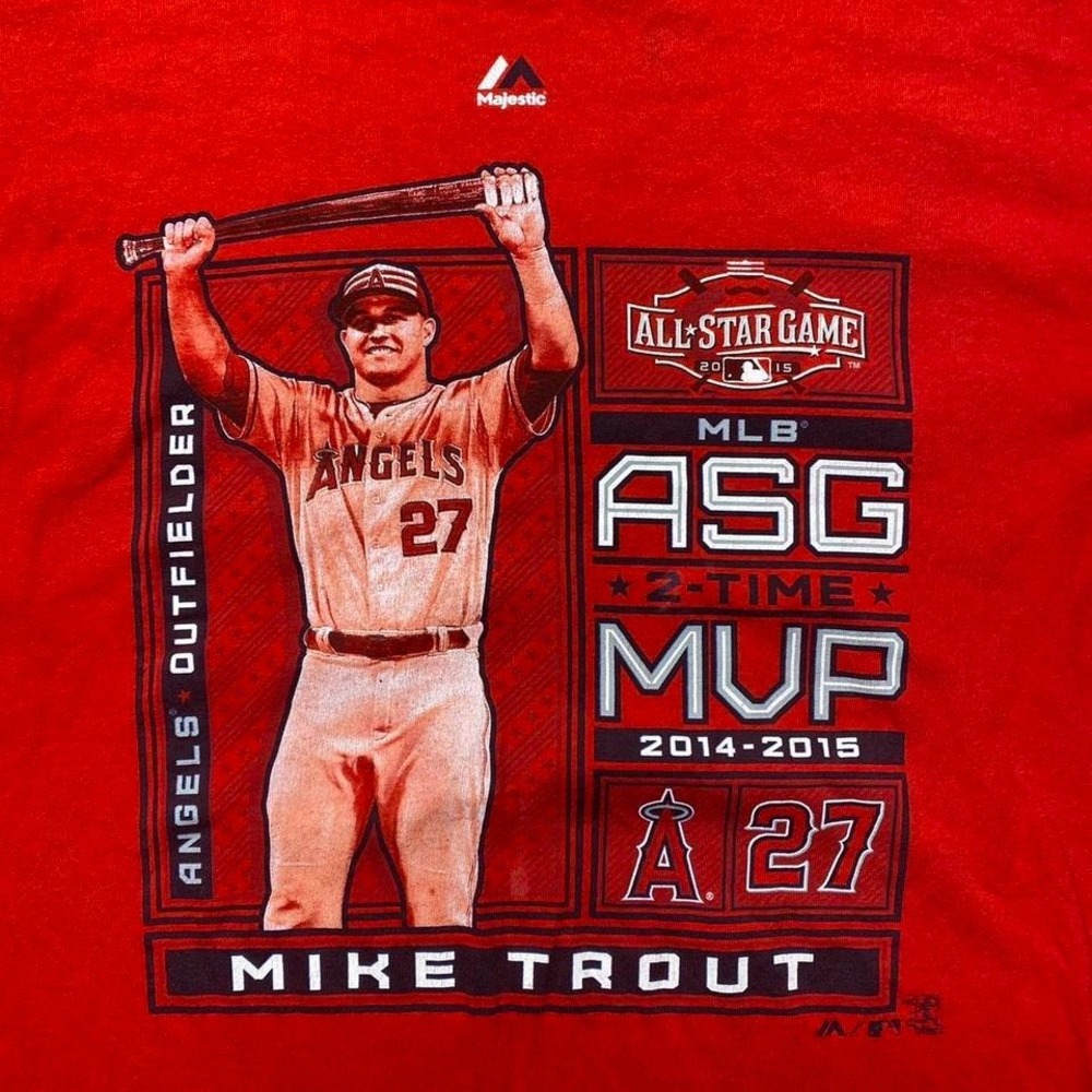 Mike Trout MVP Angels baseball shirt